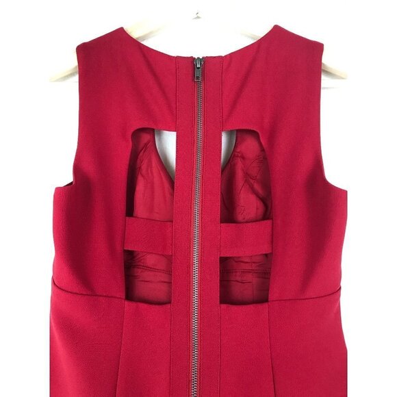 BCBG Generation Red Cut-Out Mini Dress Size 2 - Picture 7 of 16